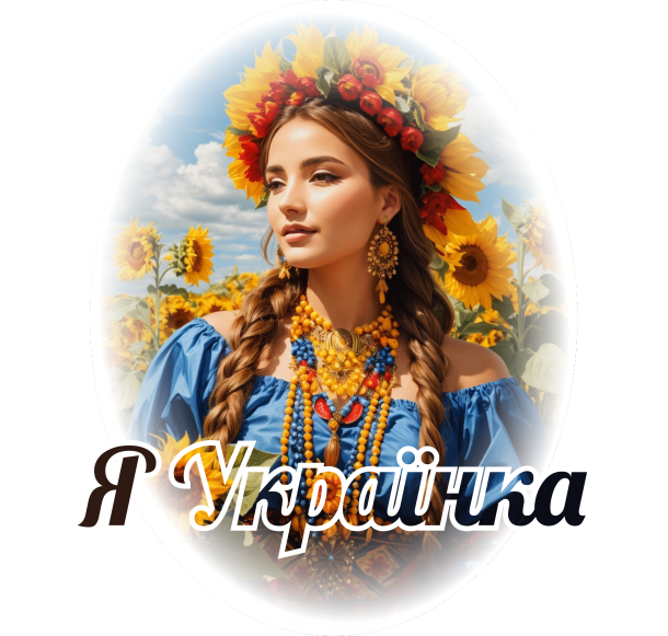 Наліпка Я Українка