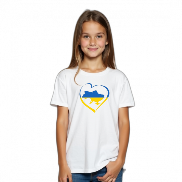 Дитяча футболка "Україна в серці" - головне фото
