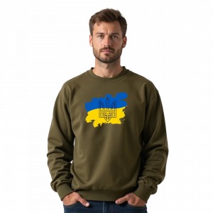 Чоловічий світшот "Тризуб", головне зображення