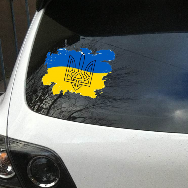 Україна Тризуб-Авто-наліпка