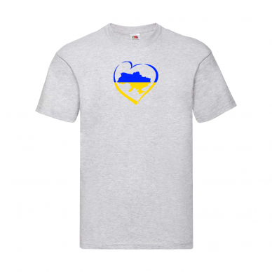 Україна в серці-сіра