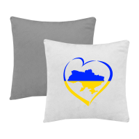 Україна в серці-сіра