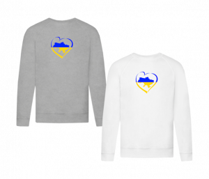 Жіночий світшот "Україна в серці", головне зображення