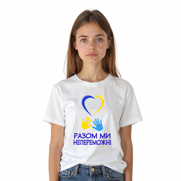 Дитяча футболка "Разом ми непереможні" - головне фото