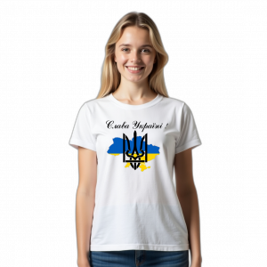 Футболка для підлітків "Слава Україні!" - головне фото