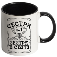 чашка кольорова "Найкраща сестра в світі" - Зображення 10