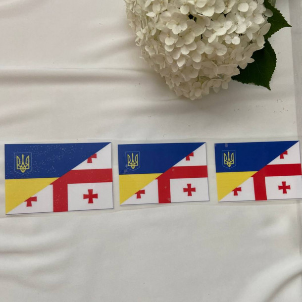 Термоналіпка Прапор Україна–Грузія