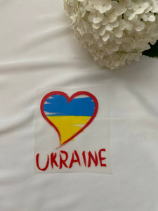Термоналіпка набір Ukraine червоне серце