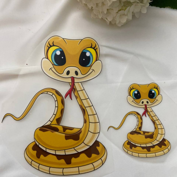 Термоналіпка для одягу Змія