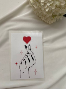 Термоналіпка символ серця