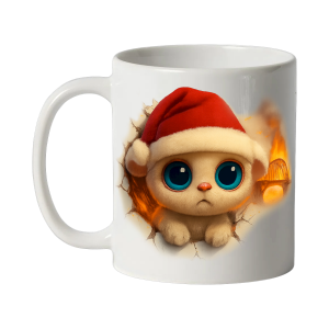 Новорічна чашка з Бавовнятком