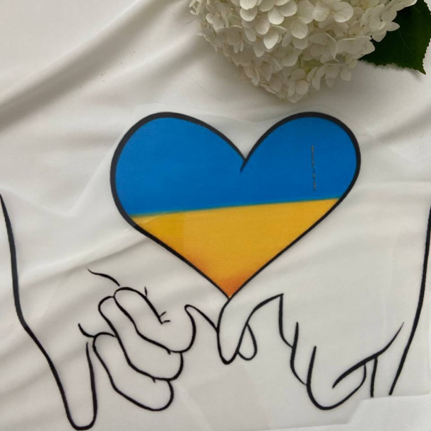 Термоналіпка серце з рук