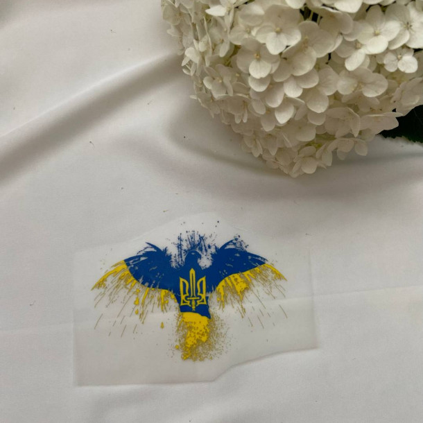 Термоналіпка Орел з українським гербом