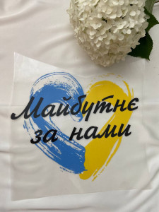 ДТФ наліпка Майбутнє за нами