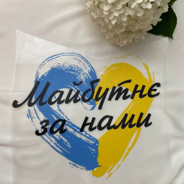 ДТФ наліпка Майбутнє за нами