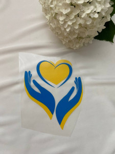 Термоналіпка Українське серце