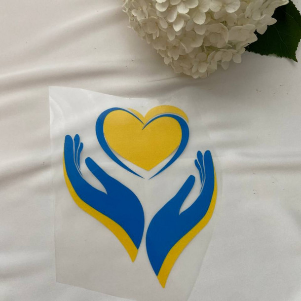 Термоналіпка Українське серце