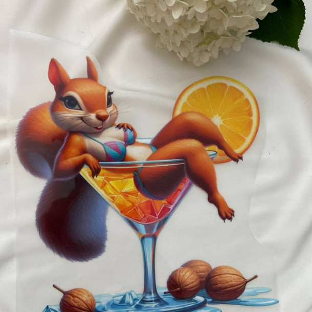 Термоналіпка «Білка в бокалі»