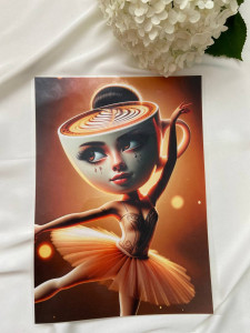 Термоналіпку Балерина Капучіно