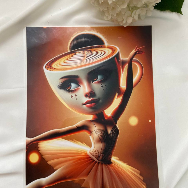 Термоналіпку Балерина Капучіно