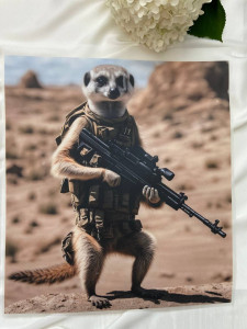 Термоналіпка Сурикат-боєць