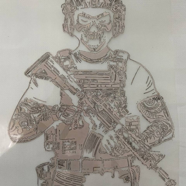 Термоналіпка “ЗСУ Тактичний череп”