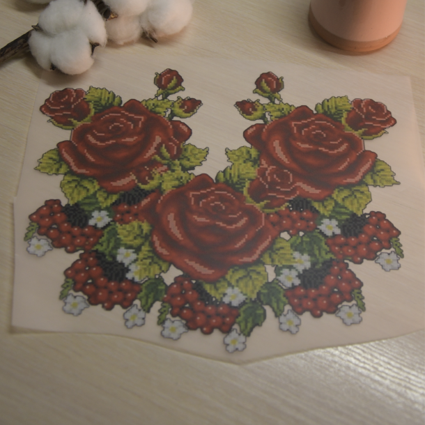 Троянди та калина