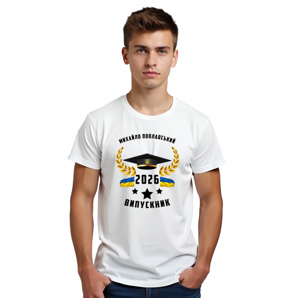 Футболка для старшокласників "Випускник 2026"