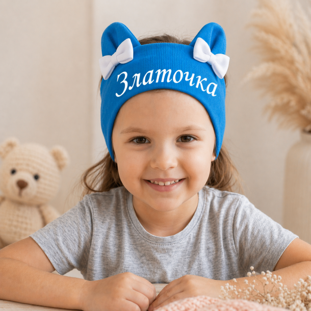 Пов'язка для дівчинки з іменем