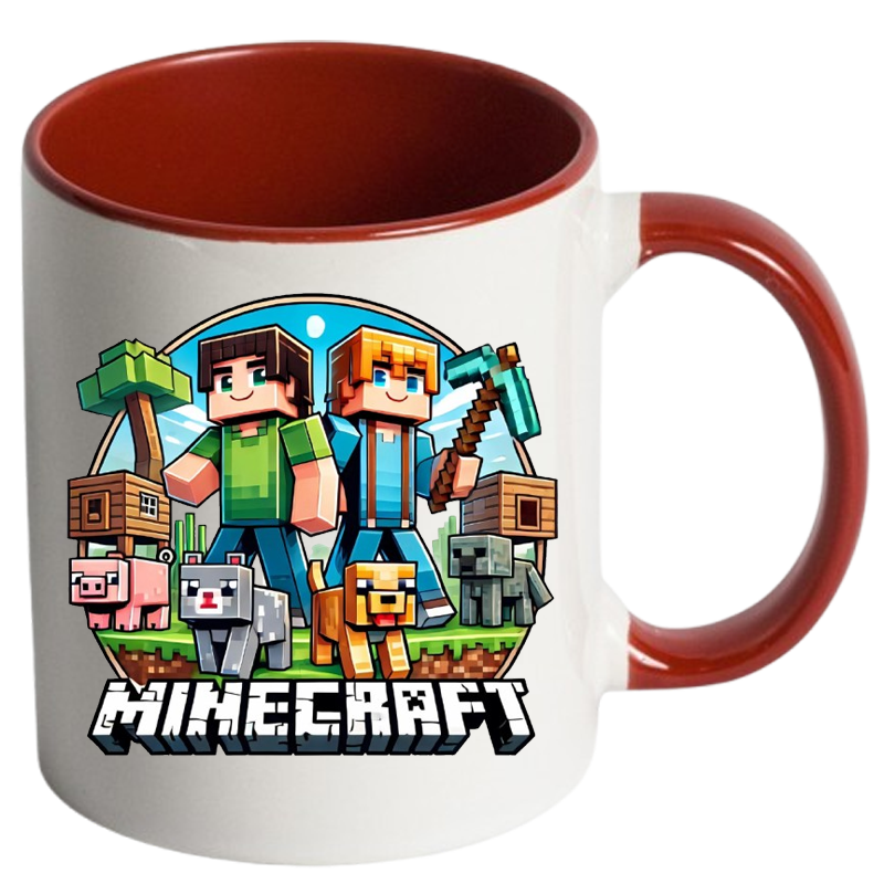 Магічна чашка кольорова Minecraft - Зображення 3