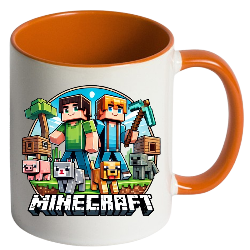 Магічна чашка кольорова Minecraft - Зображення 4