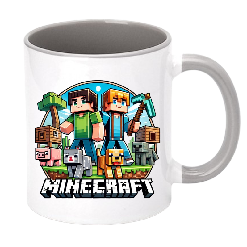 Магічна чашка кольорова Minecraft - Зображення 2
