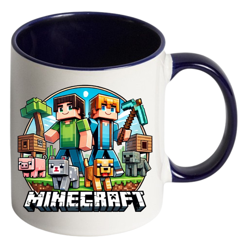 Магічна чашка кольорова Minecraft - Зображення 6